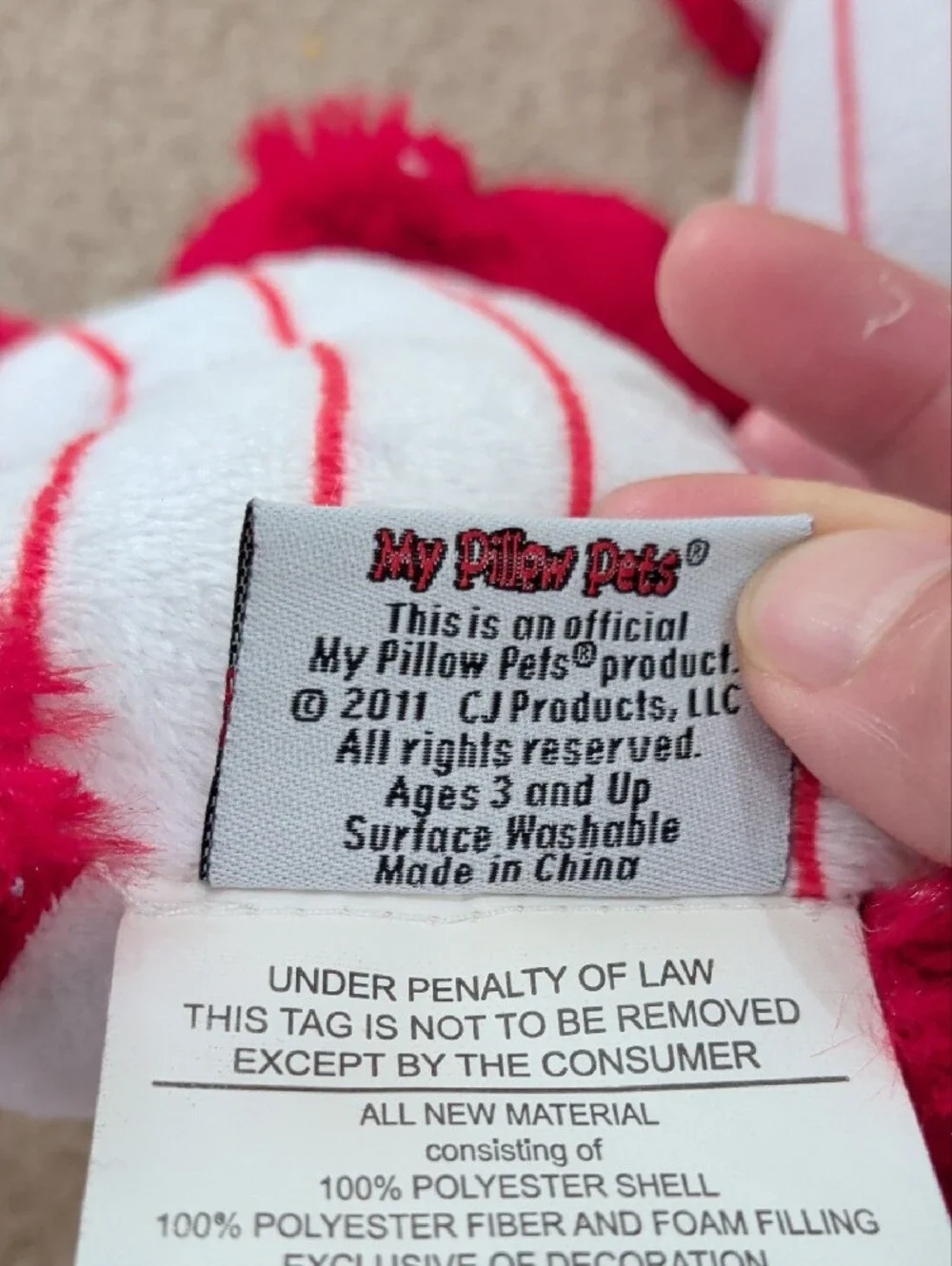 MLB Philadelphia Phillies Collectible Pillow Pets From 2011 (Halladay And Utley)